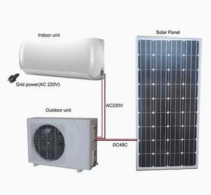 9000btu ทำความร้อนผนังแบบแยกและระบายความร้อน12000btu 18000btu 24000btu เครื่องปรับอากาศแบบไฮบริดพลังงานแสงอาทิตย์18000btu เทคโนโลยีไฮบริดพลังงานแสงอาทิตย์ - Product Image 5