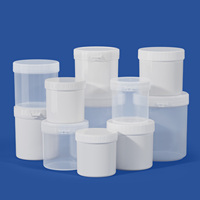 Envase de Plástico HDPE con Base de PP, Tapa de Rosca y Tapa Interior para Partículas y Polvos Químicos de Purificación de Aire, 500 ml, Marca Shuishan