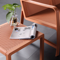 Ensemble de chaises et de table de patio personnalisées, intérieur/extérieur, jardin, matériau PP imperméable, table de jardin, chaise longue pour balcon, patio