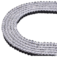 Perles de cristal en verre facetté de haute qualité, 110 pièces, mélange de 25 couleurs, 4 mm, perles d'espacement, forme ovale, collier, bracelet, chaîne de téléphone