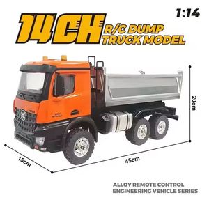 NOUVEAU Camion benne RC HUINA 1598 1/14 RTR 2.4GHz Électrique Télécommandé avec Batterie, Lumières et Son, Jouet RC d'extérieur, Modèle pour Garçons, Cadeaux - Product Image 2