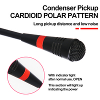 Offres Exceptionnelles D120 Système de Microphone Col de Cygne Filaire de Bureau USB 48V Professionnel pour Salle de Conférence