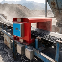 Détecteur de minerais industriel à impulsion, sensibilité 20 mm, écran LCD, bobine de recherche 5 cm, sans fausse détection, ceinture en acier, certifié CE