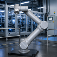 Bras de robot collaboratif industriel, charge utile de 5 kg, portée de 886,5 mm, AUBO C5, cobot à 6 axes pour l'assemblage, la manutention et l'entretien des machines