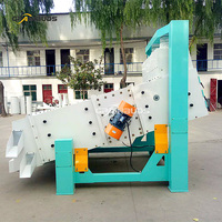 Machine de nettoyage de haricots et de graines de pois chiches 2-50TPH Nettoyeur vibrant de blé pour usine de moulin à riz