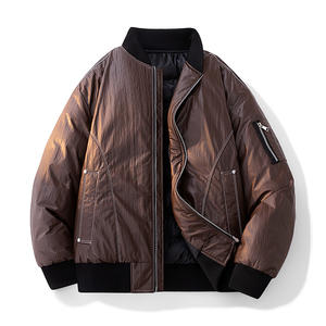 เสื้อแจ็คเก็ตฤดูหนาวผู้ชายแบบคลาสสิก ปี 2026  ผ้าถักแบบสบายๆ  ซิปกันน้ำ แห้งเร็ว ไซส์ใหญ่  ขนเป็ด 80% คุณภาพสูง - Product Image 3