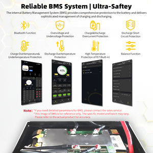 مخزون الاتحاد الأوروبي بطارية LiFePO4 صغيرة 12 فولت 340 أمبير 280 أمبير 320 أمبير 100 أمبير 24 فولت حزمة LFP لـ RV قارب نظام تخزين الطاقة الشمسية - Product Image 6