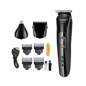 เครื่องตัดผมไฟฟ้าเคเมอิ KM-1506 มอเตอร์ดีซี ยูเอสบีแบบชาร์จไฟได้ เครื่องตัดแต่งทรงผมแบบพกพา - Product Image 3