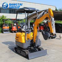 Fabricant d'excavatrices compactes OEM, excavatrice hydraulique à chenilles en caoutchouc, petite machine de construction, moteur Euro 5 pour les acheteurs mondiaux