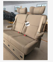 Canapé-lit de luxe YLD pour voiture, convertible avec fonction coulissante et accoudoir central, sièges couchants pour bus