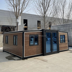 Lusso moderno 2 camere da letto prefabbricabile contenitore espandibile casa di vita turbina eolica prefabbricata piccola casa - Product Image 1