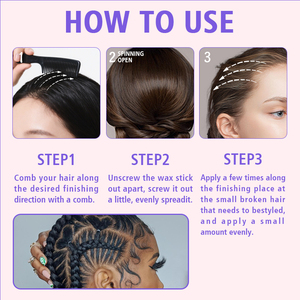 Joynna Strong Hold, laque pour cheveux sans alcool, parfum de pêche grossière, polyvalente, personnalisable, brillance intense, contrôle des frisottis, pour femmes noires à cheveux crépus - Product Image 4