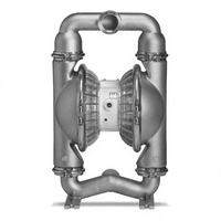 Pompe chimique en acier inoxydable avec bloc central en polypropylène et valve à air, capacité de 163 GPM, modèle P8/SSAPP/TWS/TF/STF/0070