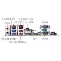 Baru untuk MS-CF23 Intel Generasi ke-15 Arrow Lake-S Core Ultra 9/7/5 Seri H810 Motherboard Mini-ITX Dual-channel DDR5 RAM Port SATA