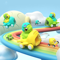 Nouveau Design 2026 – Jouet en Plastique Dinosaure à Friction et Avion à Éjection Inertielle pour Enfants, Thème Dessin Animé, Éducatif