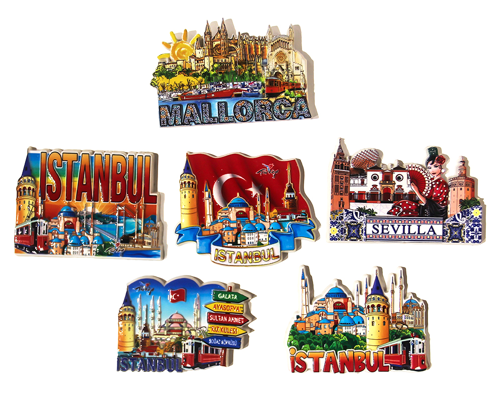 Wedare Magnete Frigorifero 3D Malaga Spagna - Souvenir Turistico In Resina Con Pittore Picasso Per Decorazione Casa E Cucina - 5