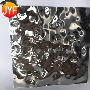 ZZ01 מכירה לוהטת 3D עיצובים צבע גיליונות 304 נירוסטה קיר קישוט בולט צלחות - Product Image 5