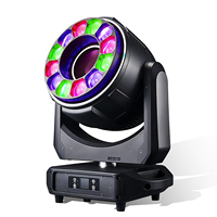 12x60W LED Bee Eye Moving Head Pattern FX Gobo Prism 4in1 RGBW Zoom Projecteurs de Scène DJ Disco Boîte de Nuit Bar Club Événement Fête Personnalisé