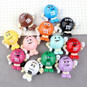 En çok satan karikatür <span class=keywords><strong>M</strong></span> fasulye karakterler reçine aksesuarları reçine el sanatları malzemeleri reçine şeker dekorasyon için - Product Image 2