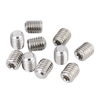 304 316 Vis de réglage sans tête en acier inoxydable à tête hexagonale creuse Torx à pointe plate