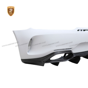 Kit Paraurti Posteriore per <span class=keywords><strong>Mercedes</strong></span> Benz AMG <span class=keywords><strong>GT</strong></span> C190, Stile IM, Diffusore Posteriore in Fibra di Carbonio - Product Image 4