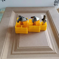Produit phare : Outil de gravure CNC diamanté à double dent en HSS PCD, queue de 12 mm, pour découpe de poignées de tiroir, 45HRC