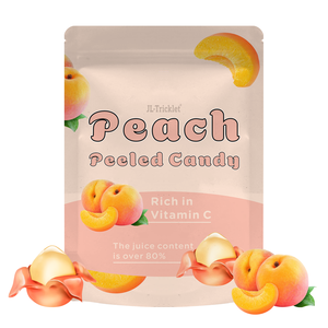 Gomitas de Durazno 3D Suaves, Sin Piel, con Fibra, Probióticas, Veganas, para el Control de Energía, 60 Unidades, Marca Privada OEM de Julong Supply - Product Image 1