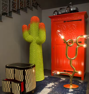 Appendiabiti Moderno <span class=keywords><strong>in</strong></span> <span class=keywords><strong>Resina</strong></span> con Design a Cactus per Arredamento Casa, Soggiorno, Camera da Letto, Hotel - Product Image 4