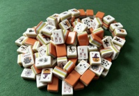 Tuiles de Mahjong en Acrylique Premium Thème Halloween, le Choix Idéal pour les Cadeaux de Fêtes et les Jeux en Milieu de Divertissement