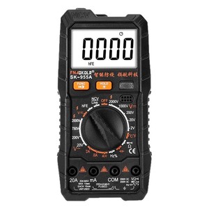 Multímetro Digital Fn40kglr Sk-955a 1000V 20A con Detección de Corriente Continua NCV y Diseño Antipolvo - Product Image 1