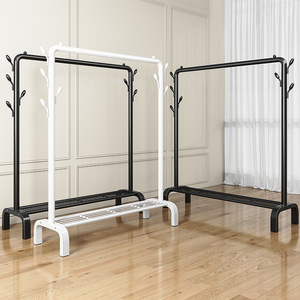 Nouveau <span class=keywords><strong>porte</strong></span>-vêtements sur pied amovible, intérieur/extérieur, antirouille, double barre, <span class=keywords><strong>porte</strong></span>-<span class=keywords><strong>manteau</strong></span>, organisateur de vêtements durable - Product Image 5