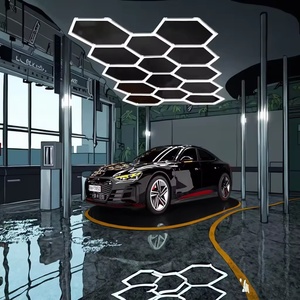 Gute Qualität Wand dekoration 3D Hexagon LED-Licht Smart Led Panels Verstellbare LED-Garagen leuchten für Garage - Product Image 1