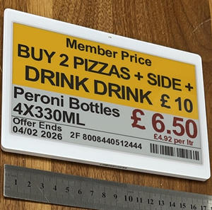 Étiquettes de prix numériques E Ink ESP32 SPI API E-Paper Display SPI, 2,4 GHz BLE 5.0 Eink EPD 7,5 pouces, ESL - Product Image 1