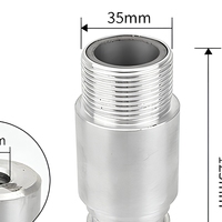 Buse de sablage pneumatique en carbure de bore Born Machinery, alésage 8 mm, manchon extérieur métallique, longue durée de vie pour l'élimination de la rouille