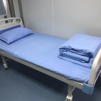 Draps de lit d'hôpital de haute qualité en coton poly 50/50 pour hôpital