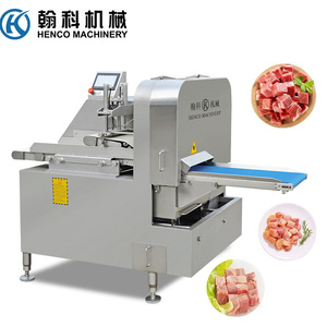 Cortador de cubitos de carne congelada industrial Tamaño ajustable 1-25mm Certificado CE para fábricas de carne - Product Image 1