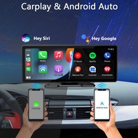 Écran de voiture 10,26 pouces 4K 2.5D In-Cell IPS 1080P avec enregistrement en boucle DVR, navigation, fonctions audio et compatibilité CarPlay