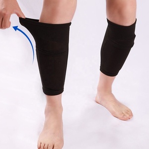 Protège-<span class=keywords><strong>Tibia</strong></span> <span class=keywords><strong>de</strong></span> Football <span class=keywords><strong>avec</strong></span> Poche, Manchon <span class=keywords><strong>de</strong></span> Compression pour Mollet, Chaussettes <span class=keywords><strong>de</strong></span> Sport et Support <span class=keywords><strong>de</strong></span> Jambe pour Adultes, Adolescents et Enfants - Product Image 3
