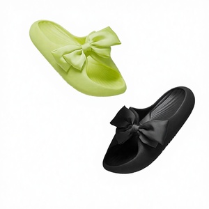 Pantuflas de Mujer Modernas y Elegantes con Correa de Lazo de EVA Suave, Duraderas y Ligeras, con Amortiguación para Masaje, para Otoño/Invierno - Product Image 2