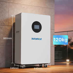 Batterie au lithium LFP VoltaNest Split Mobile 51,2 V 314 Ah 16 kWh de qualité A, système solaire hybride réseau 5-10 kW, stockage d'énergie domestique BMS - Product Image 2