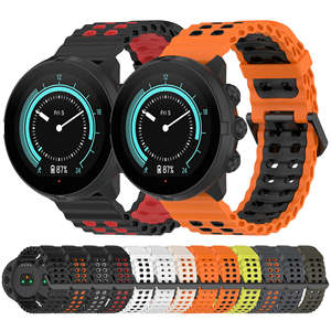 Двухцветный силиконовый ремешок для <span class=keywords><strong>Suunto</strong></span> 9/Spartan Sport Ocean, сменный ремешок с быстросъемным креплением, водонепроницаемый - Product Image 2