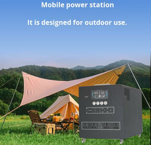 แหล่งจ่ายไฟพกพา 3000W 220V สำหรับใช้งานกลางแจ้ง พร้อมตัวควบคุม MPPT สำหรับการตั้งแคมป์ การขายของริมทาง และการใช้งานในกรณีฉุกเฉิน มาพร้อมแบตเตอรี่ภายนอก รุ่น B-3 - Product Image 6