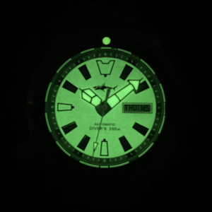 Montre de plongée automatique Heimdallr, entièrement lumineuse, étanche à 200 m, verre saphir, acier inoxydable, montre mécanique à bracelet - Product Image 6