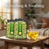 Thé de chrysanthème en vrac personnalisé sous marque privée 150g, service OEM, thé aux herbes séchées, durée de conservation 18 mois