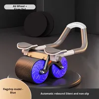Rueda Abdominal con Soporte para Codos, Rueda Abdominal con Rebote Automático, Herramienta para Quemar Grasa y Adelgazar el Abdomen, Equipo de Fitness para el Hogar