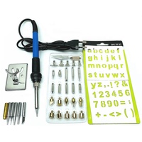 Réglable 110v/220v 36pcs DIY Électrique Fer À Souder 60W Soudage Outil À Main avec Température Réglable Pas Cher