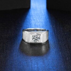 Best Selling <b>Men</b> Moissanite Diamond <b>Ring</b> with Timeless Design and Brilliant Stone Available At Reasonable Price - Product Image 4