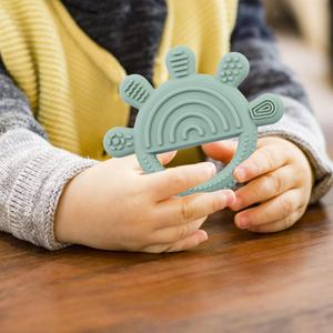 Massaggiagengive in Silicone Personalizzato per Neonati, Giocattolo da Masticare a Cinque Dita, Giocattolo per Dentizione a Forma di Guanto, Lenisce le Gengive Doloranti, Giocattolo Morbido di Grado Alimentare - Product Image 3