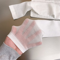 Chaussettes amples pour femmes, couleur unie, au-dessus du genou, chaussettes fines en maille respirante pour le printemps et l'été