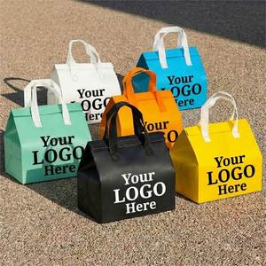 Sac isotherme personnalisé avec logo, non tissé, isolé, pour la livraison de gâteaux, de pizzas, d'épicerie, de nourriture - Product Image 5